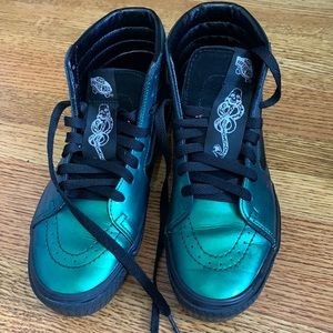 Vans x Harry Potter Slytherin high tops